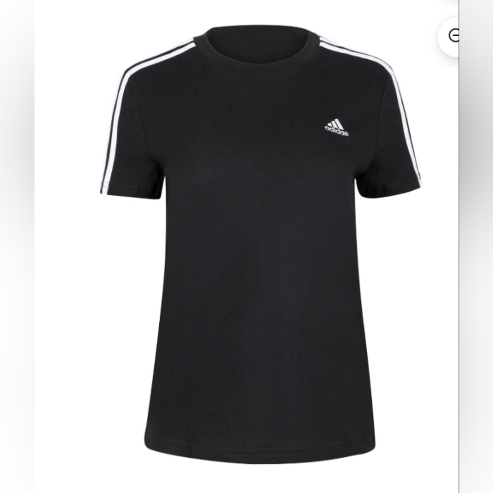 Adidas Women's Essentials Slim 3-Stripes T-Shirt